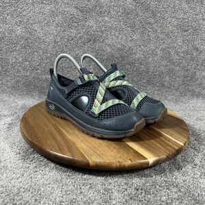 Chaco Odyssey Kids Size 4 Blue Trail Hiking Water Outdoor Shoes Sandals Used